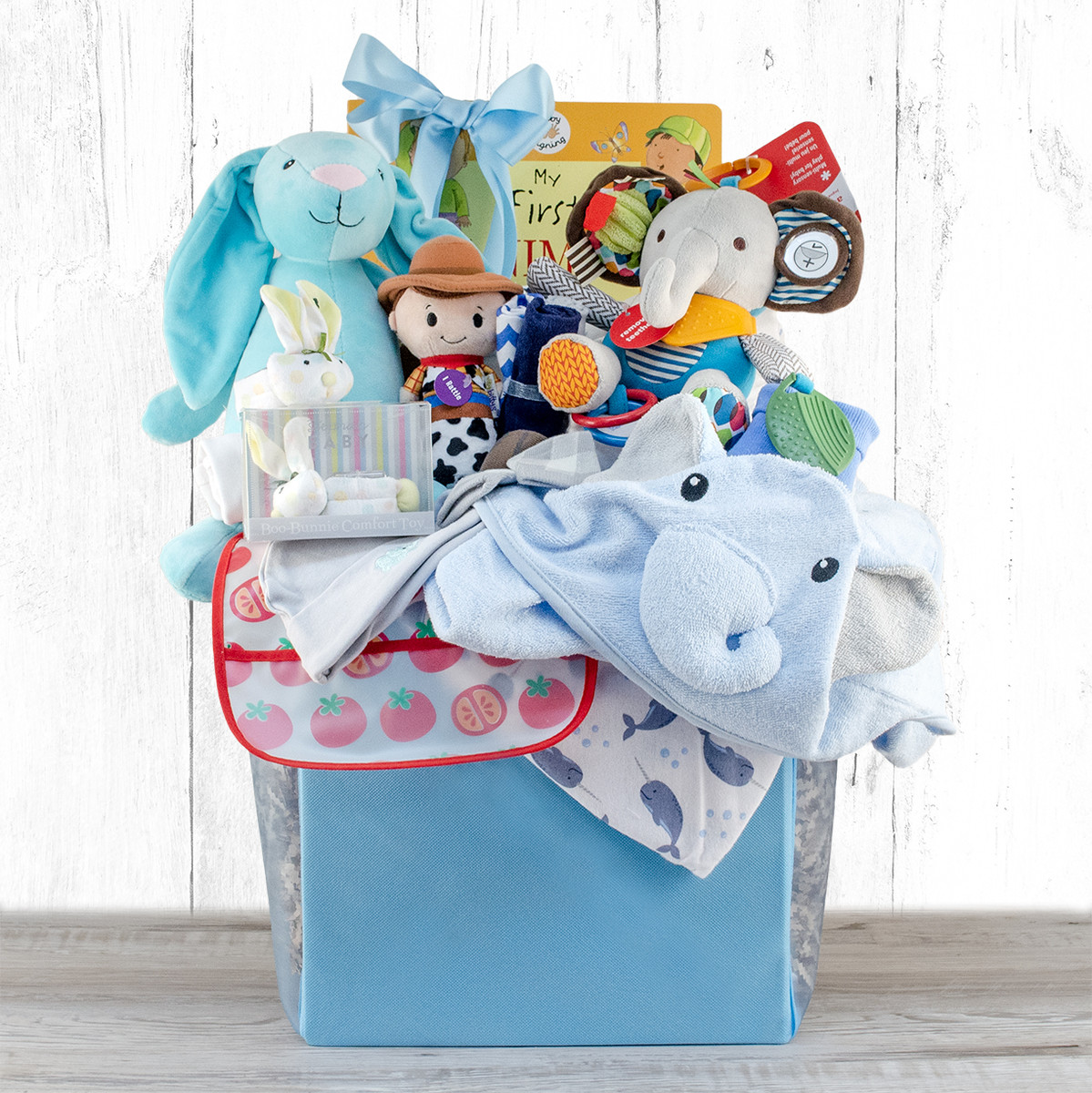 Grand Baby Boy Gift Basket